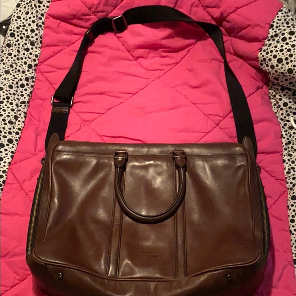 GUC Coach metropolitan bag brown leather